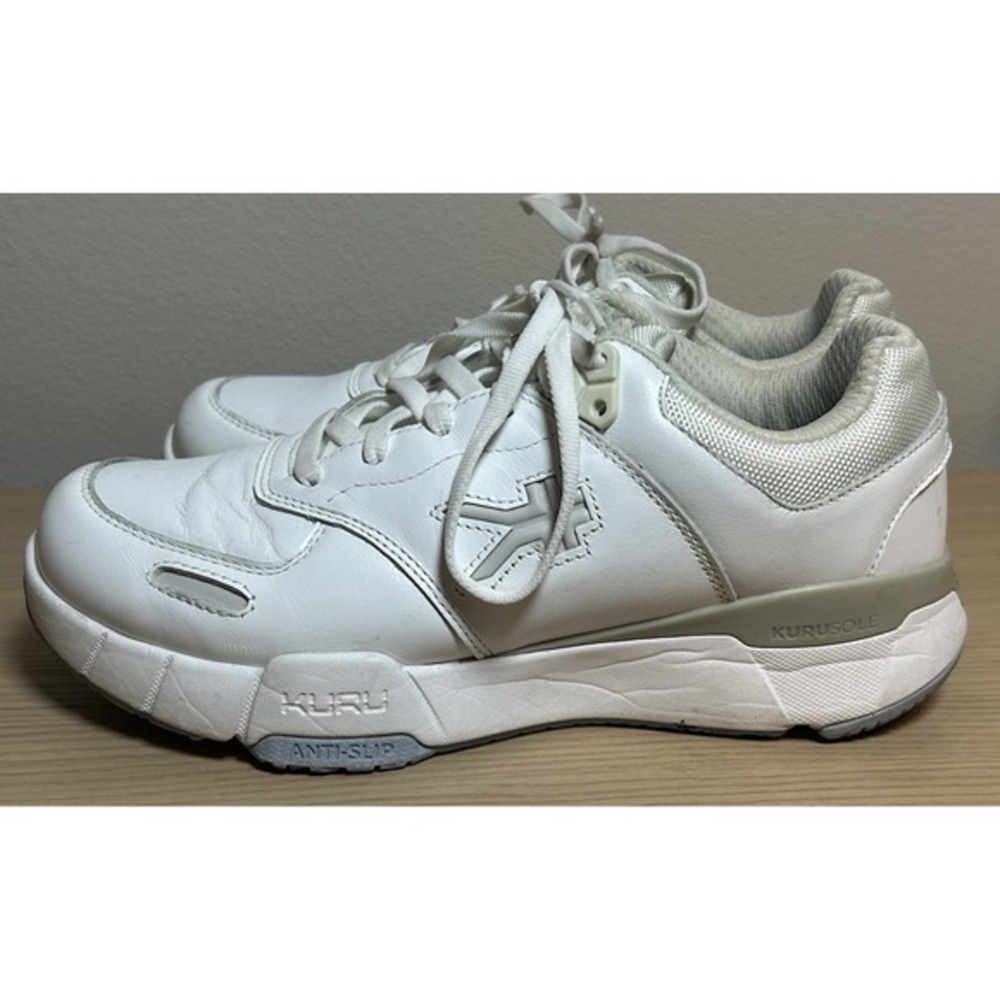 KURU Kinetic 2 Women Sneaker 8.5 White Anti Slip‎ Comfort Walking Standing Work - Picture 4 of 12